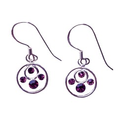 Silberohrringe mit 4 Pinken...