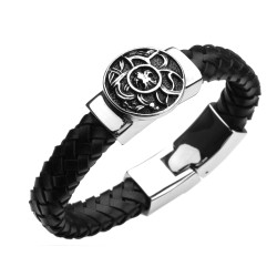 Lederarmband Kelten-Dekor