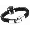 Lederarmband Totenkopf-Knochen